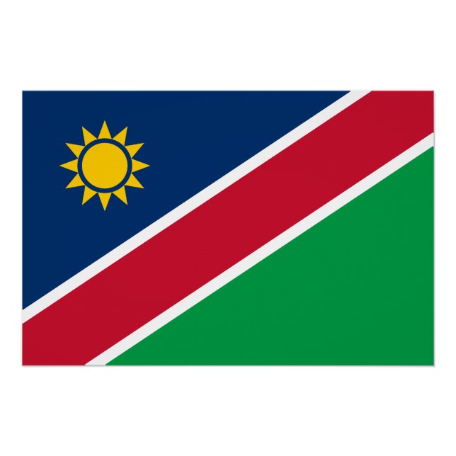 Namibia Flag Poster (Front)
