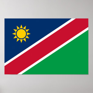 Namibia Flag Poster
