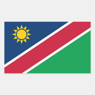 Namibia Flag Rectangular Sticker