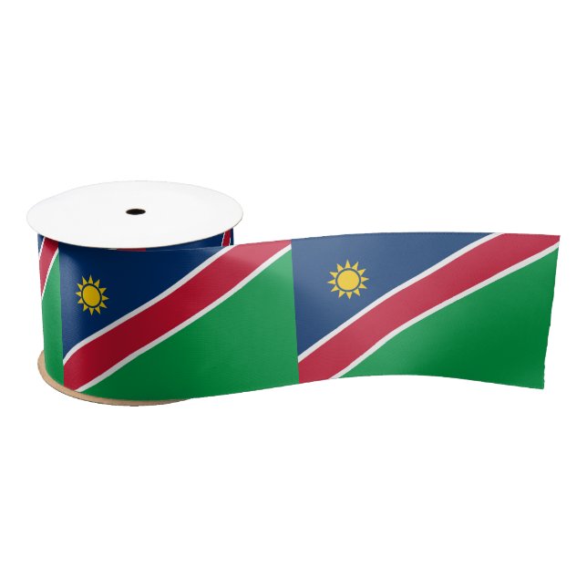 Namibia Flag Satin Ribbon (Spool)