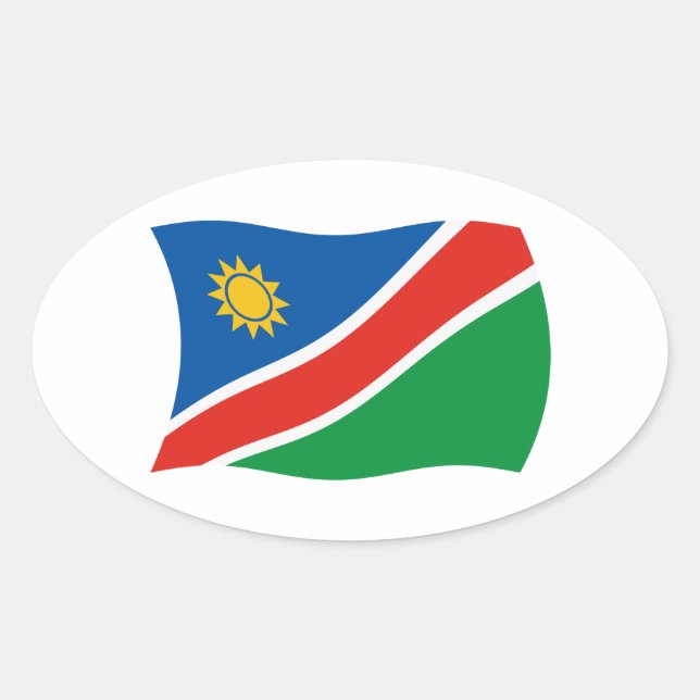 Namibia Flag Sticker (Front)