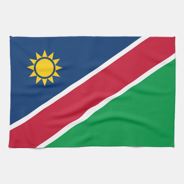 Namibia Flag Tea Towel (Horizontal)