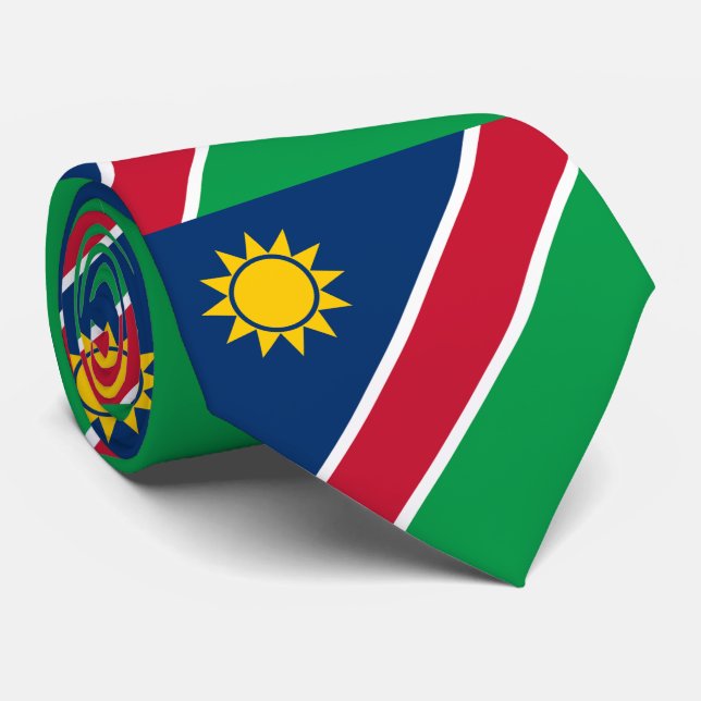 Namibia Flag Tie (Rolled)