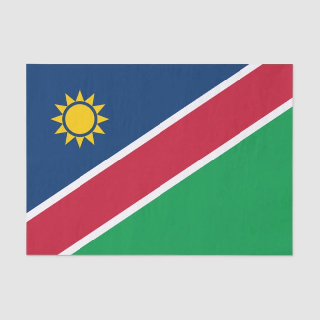 Namibia Flag Tissue Paper (Front)