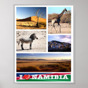 Namibia - I Love - Poster