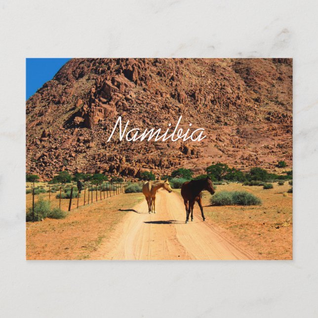 Namibia Koiimasis Ranch Tiras Mountains Landscape Postcard (Front)
