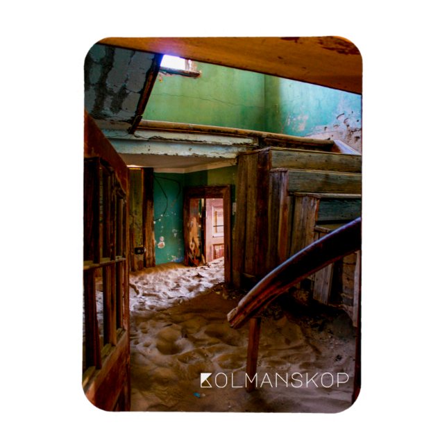 Namibia Kolmanskop House Dune Landscape Ghost Town Magnet (Vertical)