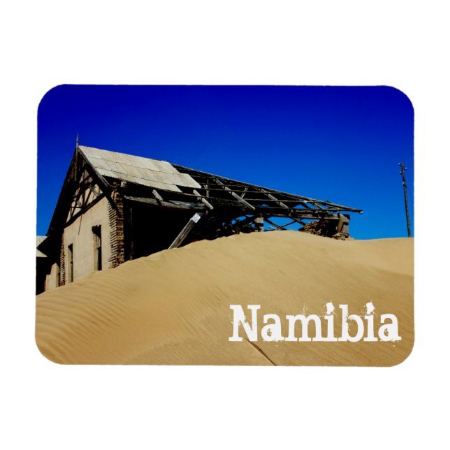 Namibia Kolmanskop House Dune Landscape Ghost Town Magnet (Horizontal)
