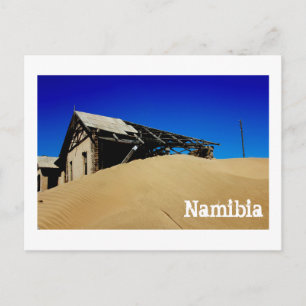 Namibia Kolmanskop House Dune Landscape Nature Postcard