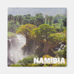 Namibia Kunene River Epupa Falls Landscape Nature Magnet