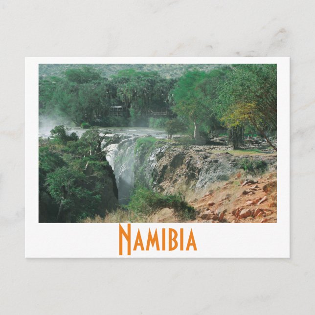 Namibia Kunene River Epupa Falls Landscape Nature Postcard (Front)