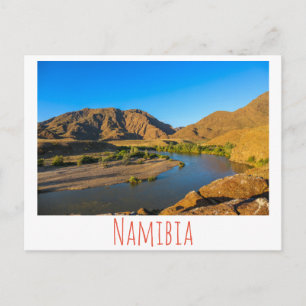 Namibia Kunene River Landscape Nature Postcard