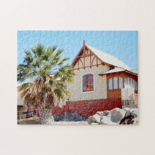 Namibia Lüderitz Architecture House Palm Tree Jigsaw Puzzle