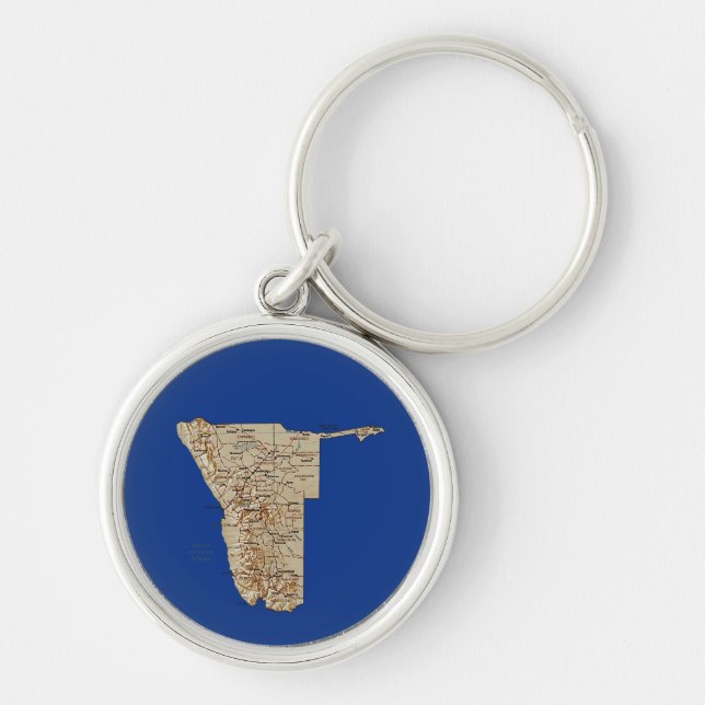 Namibia Map Keychain (Front)