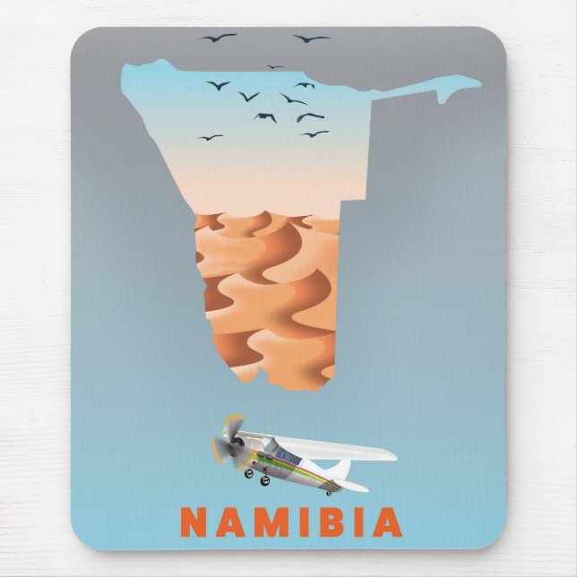 Namibia map mouse pad (Front)
