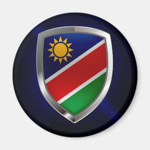 Namibia Metallic Emblem Magnet