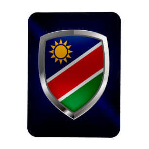 Namibia Metallic Emblem Magnet