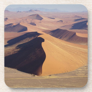 Namibia, Namib-Naukluft Park. Aerial view of Coaster