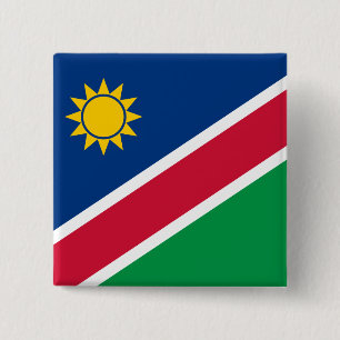 Namibia (Namibian) Flag 15 Cm Square Badge