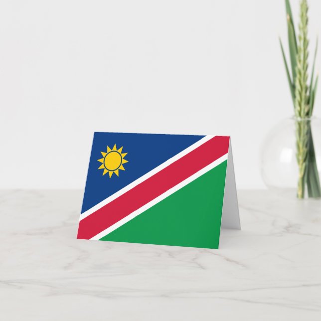 Namibia (Namibian) Flag Card (Front)
