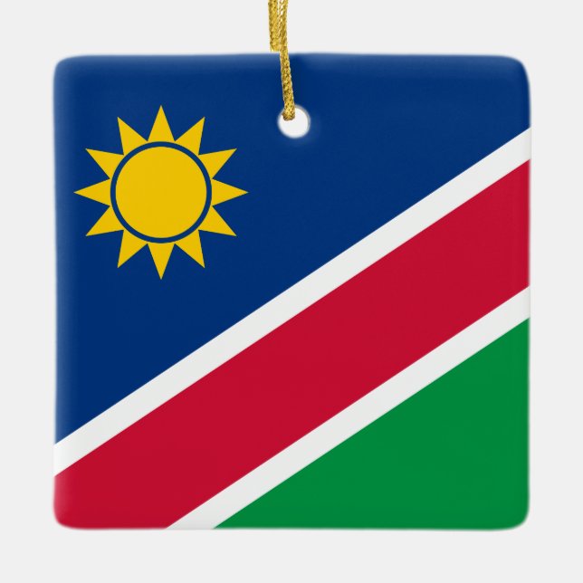 Namibia (Namibian) Flag  Ceramic Ornament (Front)