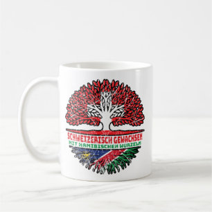 Namibia Namibisch Schweizer Schweiz Baum Wurzel Coffee Mug