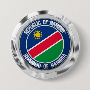 Namibia Round Emblem 7.5 Cm Round Badge