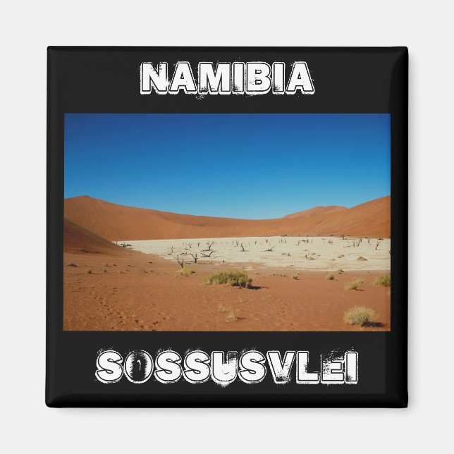 Namibia Sand Dunes Landscape Sossusvlei Magnet (Front)