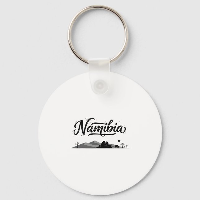 Namibia Skyline Travel Vacation Outfits  Key Ring (Front)