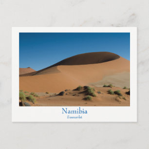 Namibia - Sossusvlei desert postcard with text