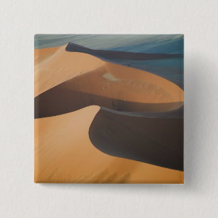 Namibia, Soussevlei, Great Red Sand Dunes, 15 Cm Square Badge