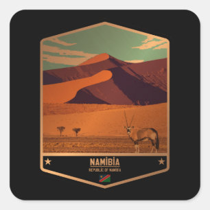 Namibia Square Sticker