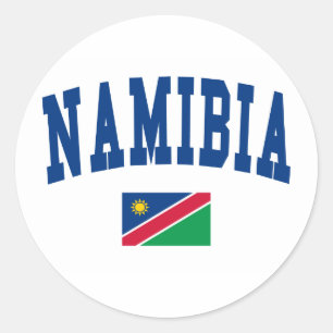 Namibia Style Classic Round Sticker