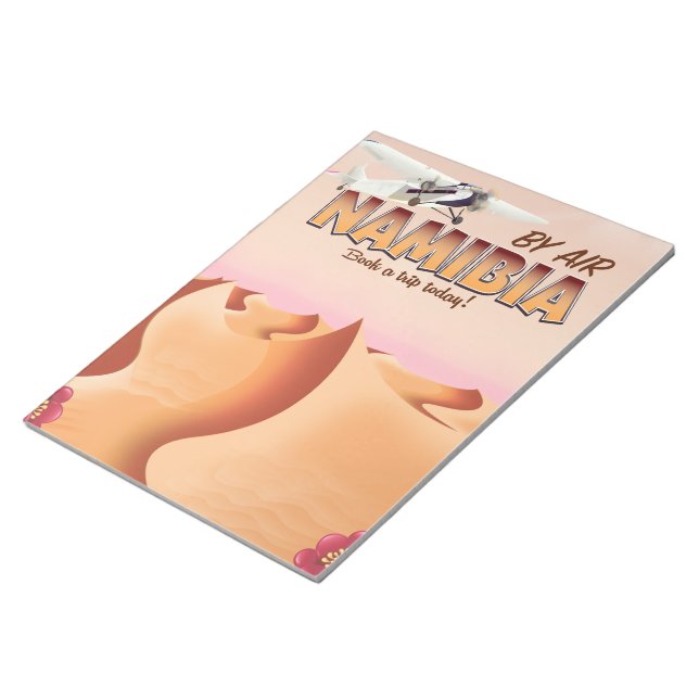 Namibia vintage flight poster. notepad (Angled)