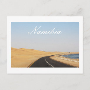 Namibia Walvis Bay Dunes Ocean Landscape Nature Postcard