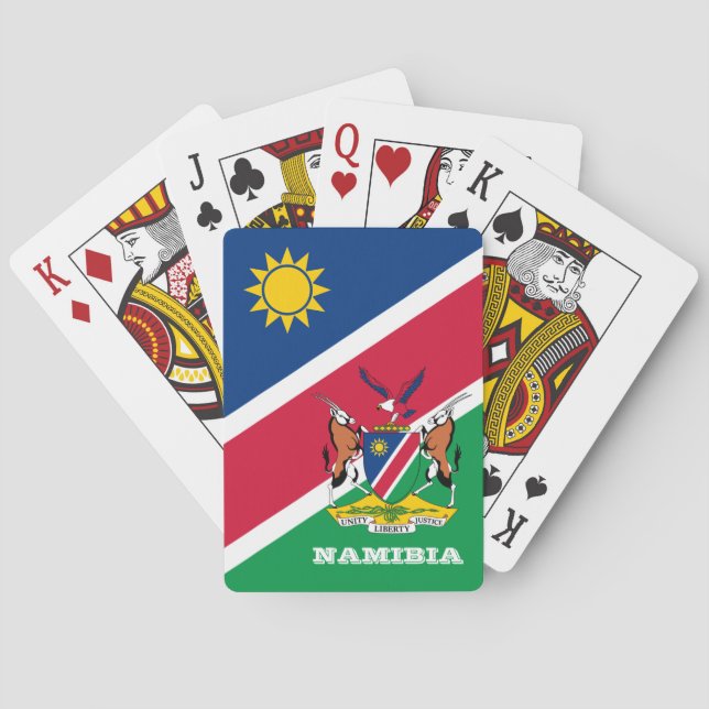 Namibian Flag Games, Namibia Playing Cards (Back)