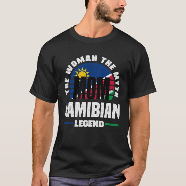 Namibian Namibia Namibian Flag Quote T-Shirt (Front)