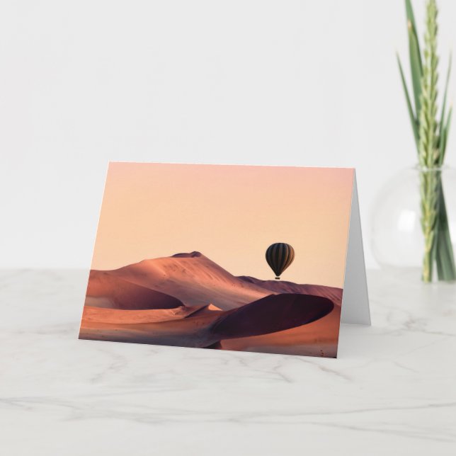 Namibia's Dunes in Namib-Naukluft National Park Card (Front)