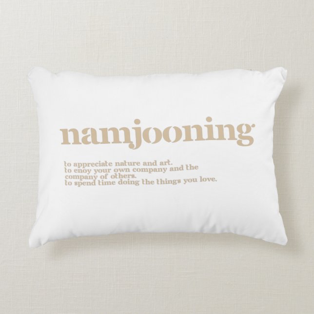 Namjooning Accent pillow (Front)