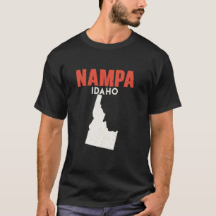 Nampa Idaho USA State America Travel Idahoan T-Shirt