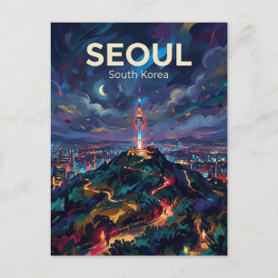 Namsan Mountain South Korea Postcard
