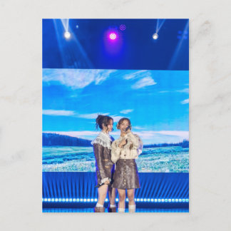 NamtanFilm Namtan and Film Holiday Postcard