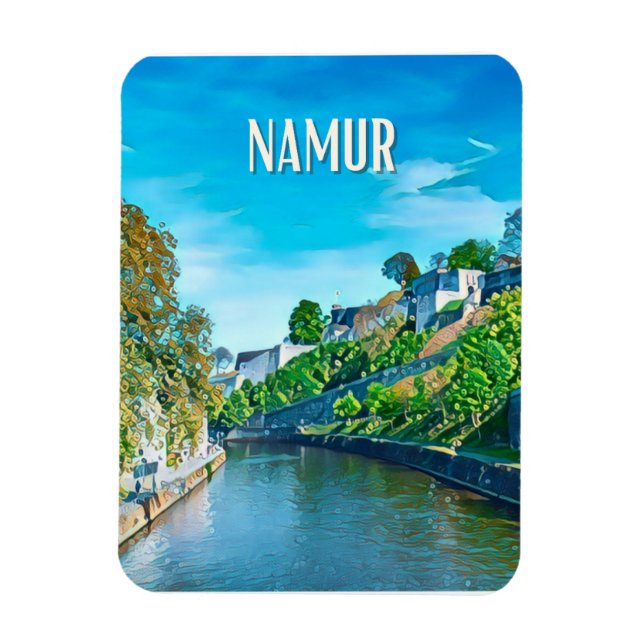 Namur Belgique Photo Vintage  Magnet (Vertical)