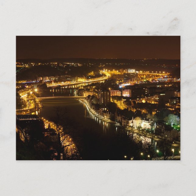 Namur by Night Postcard (Front)