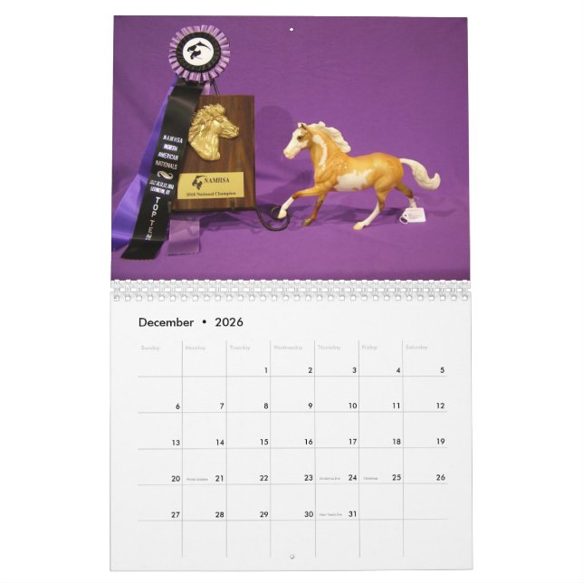 NAN 2018 Breyer Collectability Champions Calendar (Dec 2026)