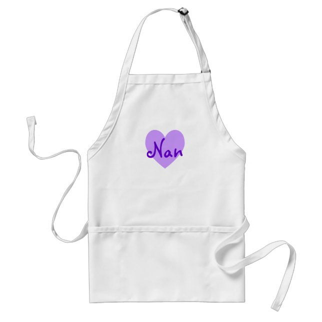 Nan in Purple Standard Apron (Front)