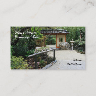 Nan-mon: Oriental Gardens Business Card