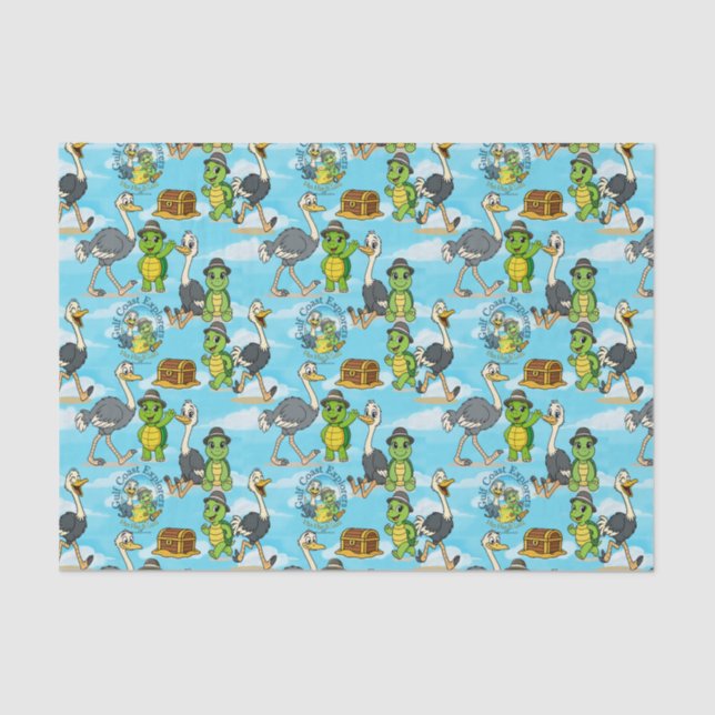 Nan Nae & Lulu Adventures Gift Wrap Tissue Paper (Front)