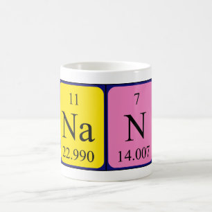 Nan periodic table name mug