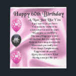 Nan Poem  -  60th Birthday Notepad<br><div class="desc">A great gift for a nan on her 60th birthday</div>